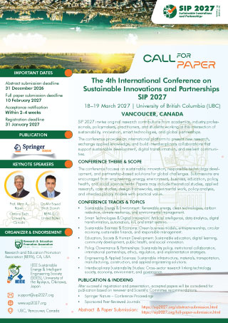SIP 2027 Call for Papers